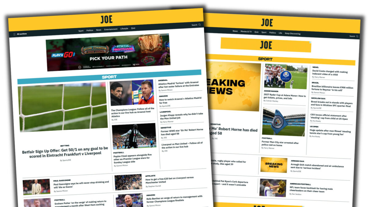 JOE's websites