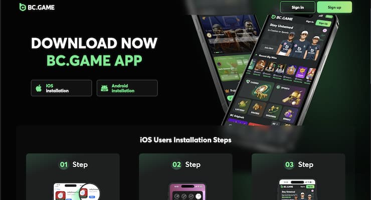 An image of BC Game from our Joker Bombs slot review 