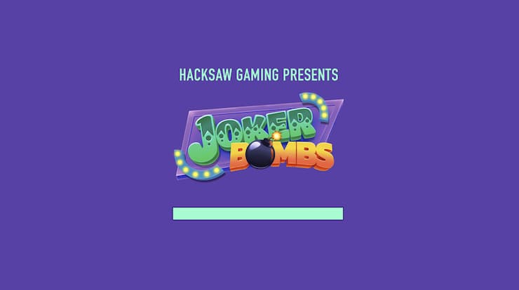 An image of the game logo via our Joker Bombs slot review