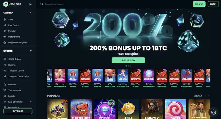 An image from our Joker Bombs slot review of Mega Dice