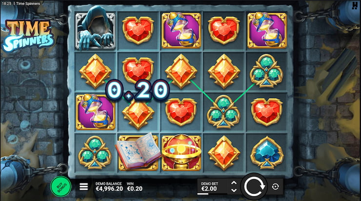 Our reviewer hits his first win on the Time Spinners slot