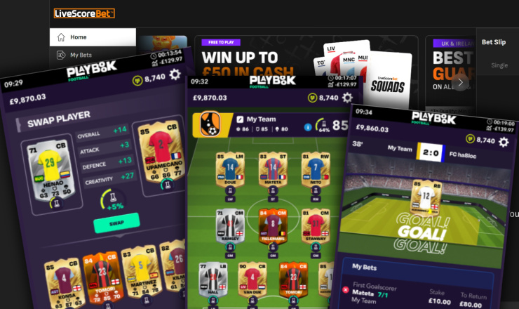 Playbook Football and LiveScore Bet