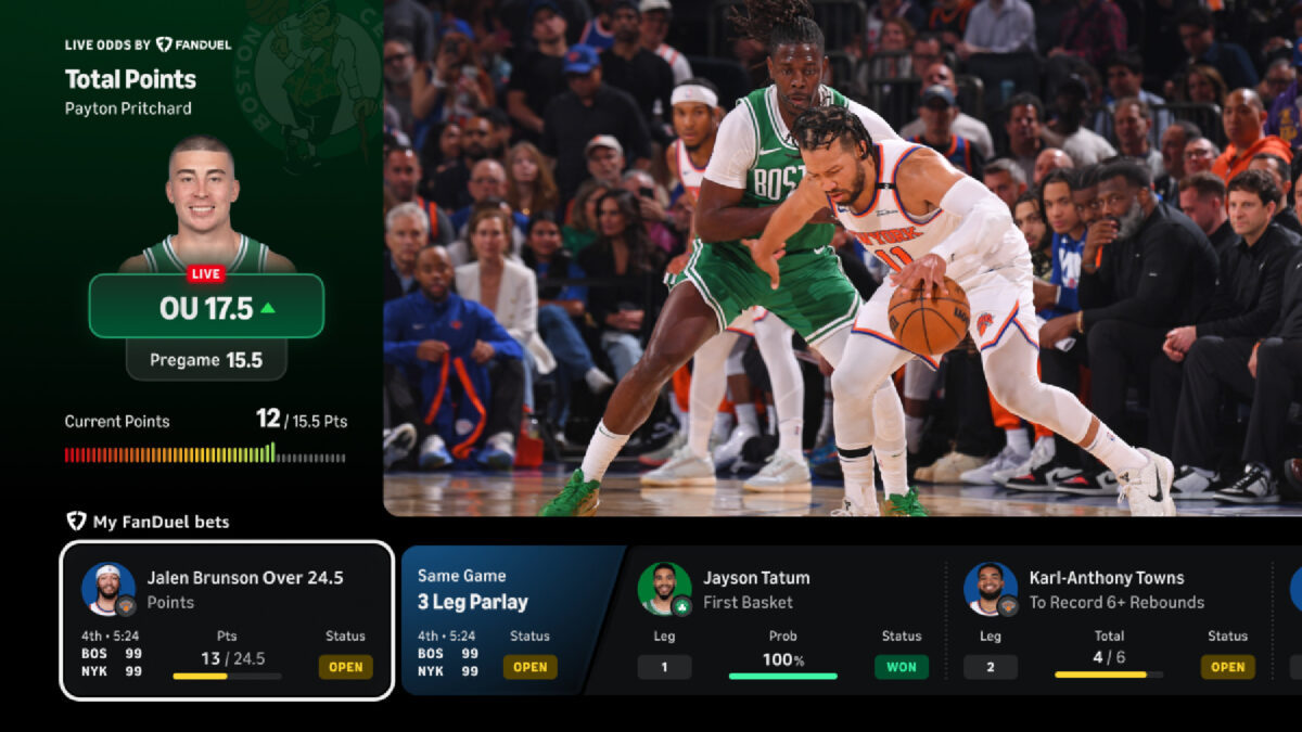 Prime Video's NBA Odds View 