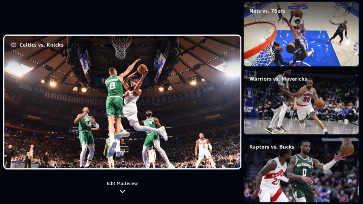 Prime Video's NBA multiview