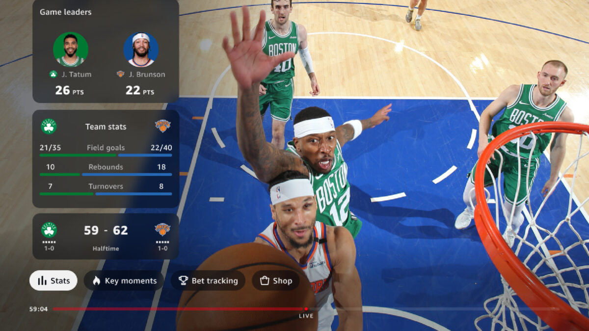 Prime Video NBA stats