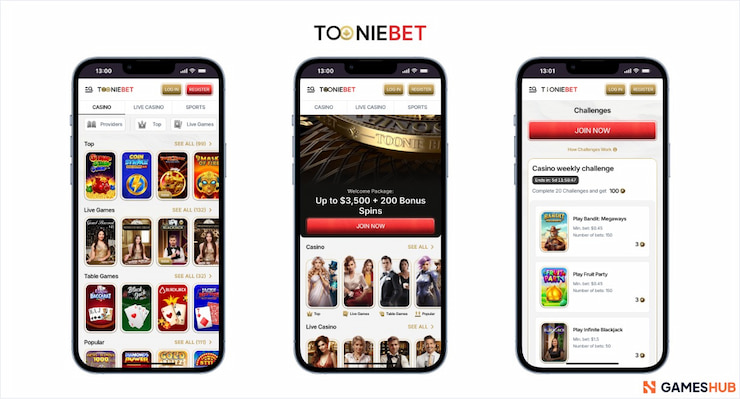 ToonieBet Casino 1 dollar deposit casinos Canada