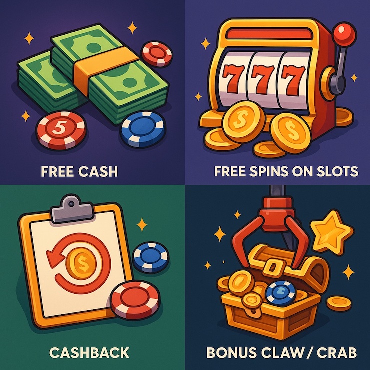 Types of No Deposit Bonuses
