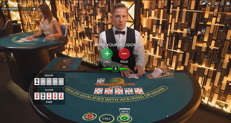 Overview of one of the many free Caribbean stud poker variants available online.