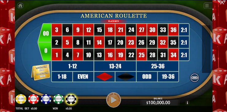 A closer look at KA Gaming's free American Roulette demo game, known for how info-packed it is.