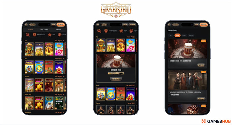 A glance at the monthly promotions available for mobile users at Gransino Casino for roulette in New Zealand