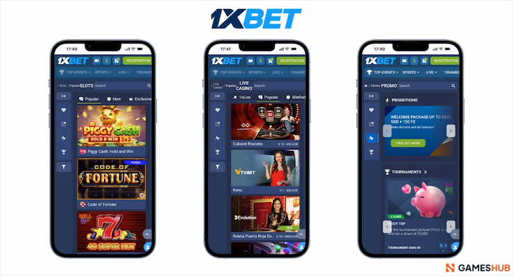 A look at one of the best online casinos Philippines, 1xbet, and its slots selection and live casino games on mobile