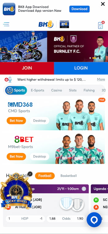 A look at the BK8 Indonesian betting site's mobile UX performance
