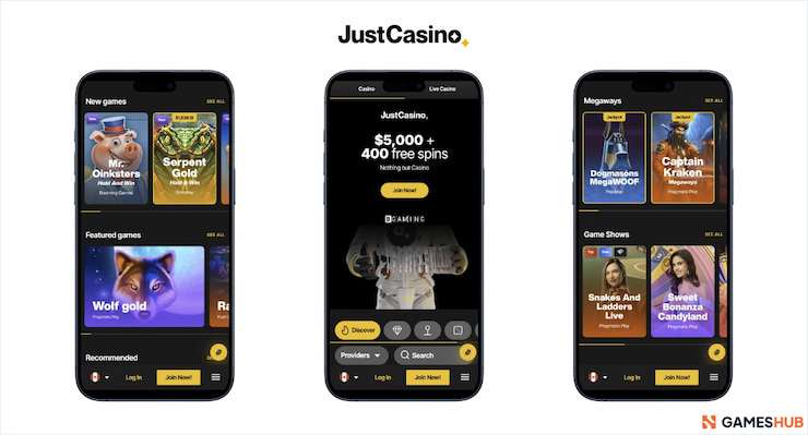 A look at the Just Casino's Megaways slots lineup and welcome offer