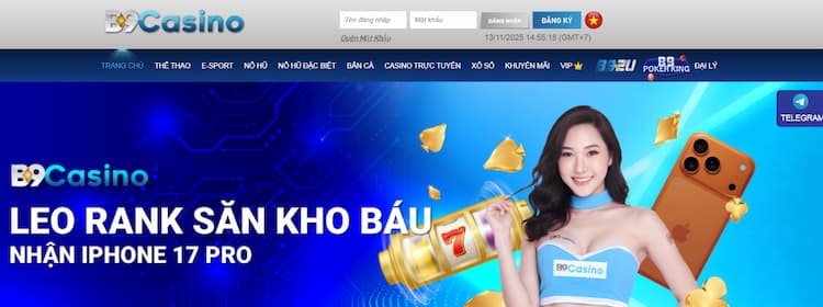 B9Casino - Nhà cái uy tín với tỷ lệ thưởng cao