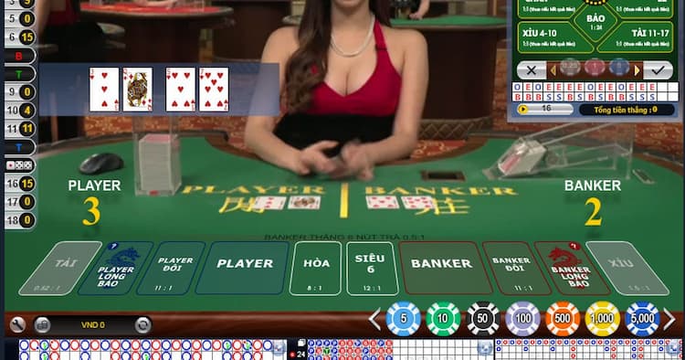 Baccarat luôn là game cá cược ăn khách tại Casino trực tuyến uy tín