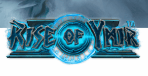 Logo for the Rise of Ymir slot game