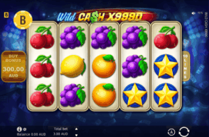 Gameplay of Wild Cash x9990, available at the best paying pokies online casinos