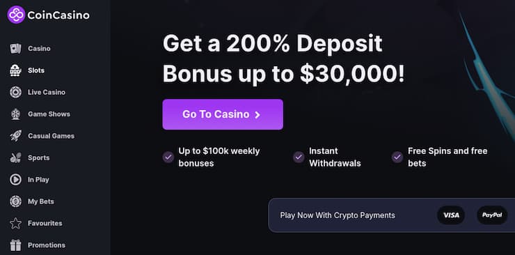 A look at CoinCasino, a top site based on our Rotten slot review