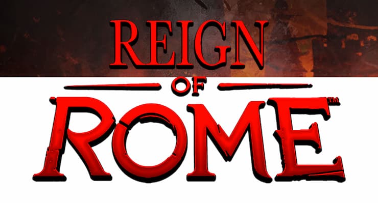 Reign of Rome slot main logo image