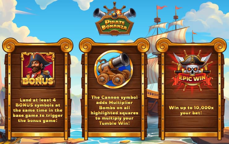 Featured image for Pirate Bonanza slot review page