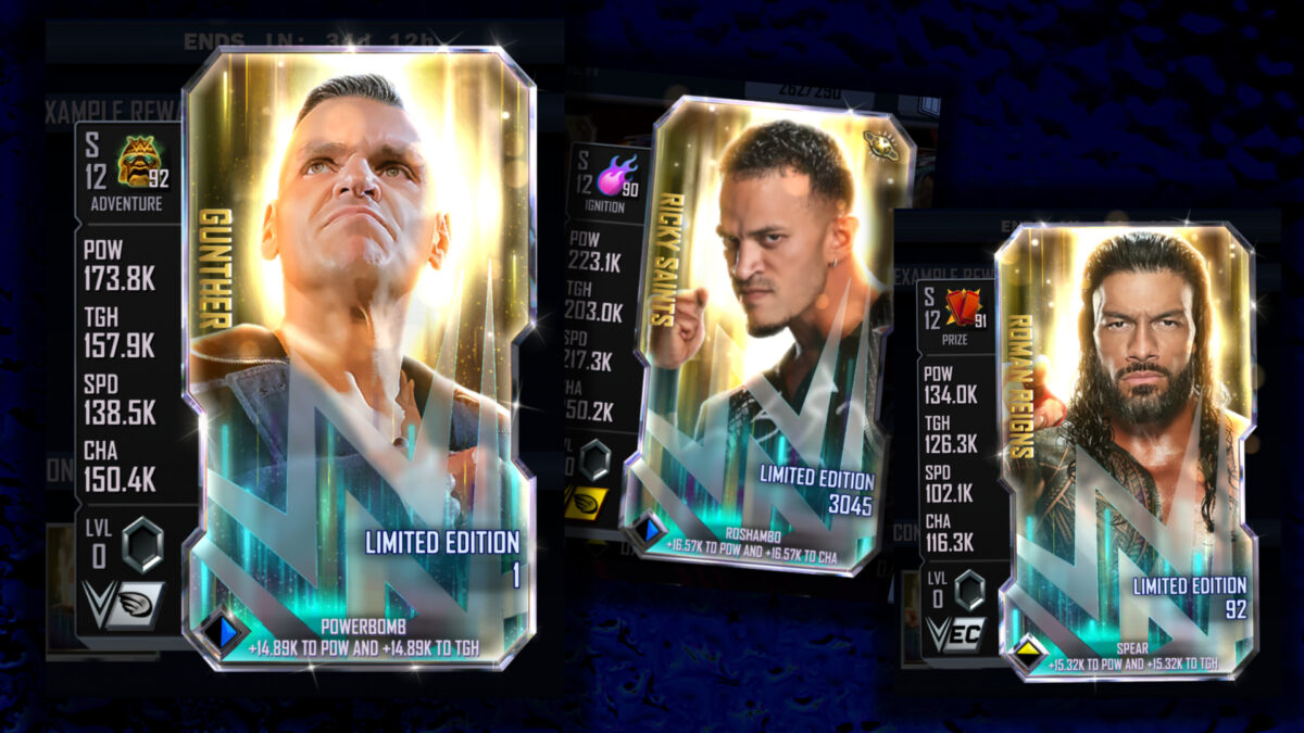WWE SuperCard Limited Editions