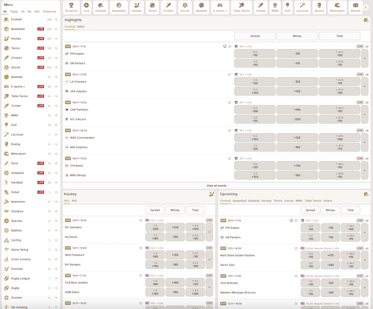 Discover ToonieBet's Sports Betting Markets