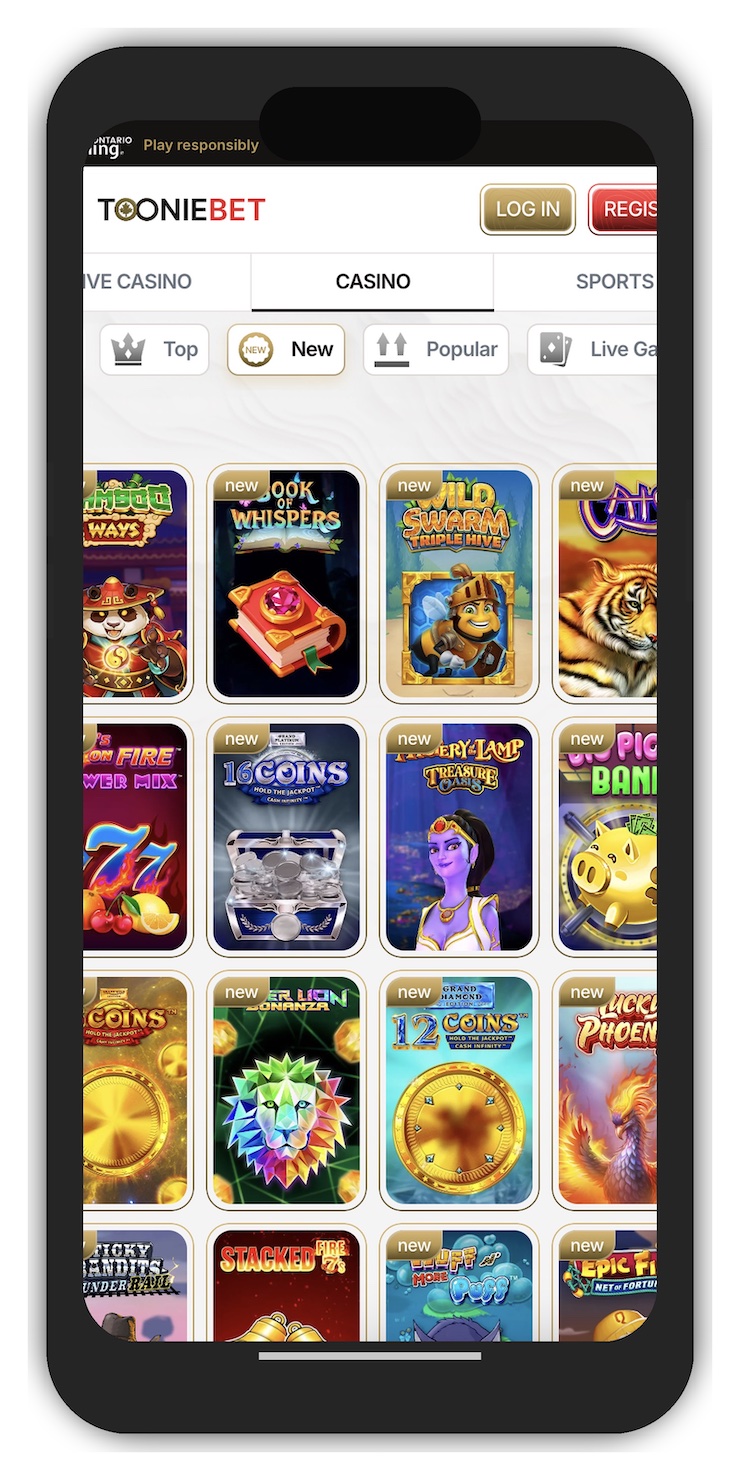 Tooniebet iPhone iOS Mobile App