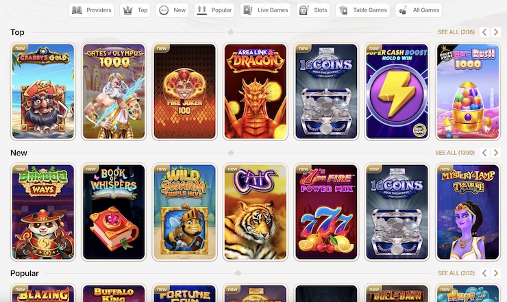 Top New and Popular Games at Tooniebet Casino Ontario