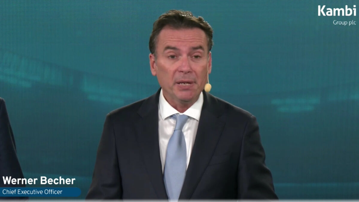 Werner Becher, Kambi Group CEO