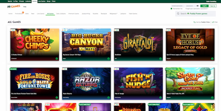 Brief glance at a few Paddy Powers video slots, one of the slots sites UK not on GamStop known for their massive gaming library and partnership with top providers.