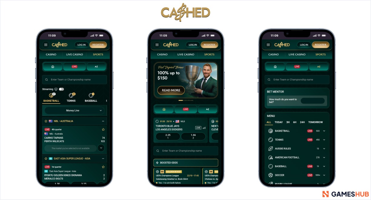 Overview of Cashed, one of the top betting sites Australia
