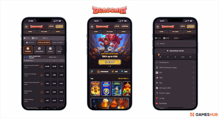 Overview of the many markets found at Dragonia, one of the best Canada betting sites for all sorts of sports fans