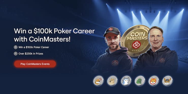 An image showing one of the most popular CoinPoker tournaments.