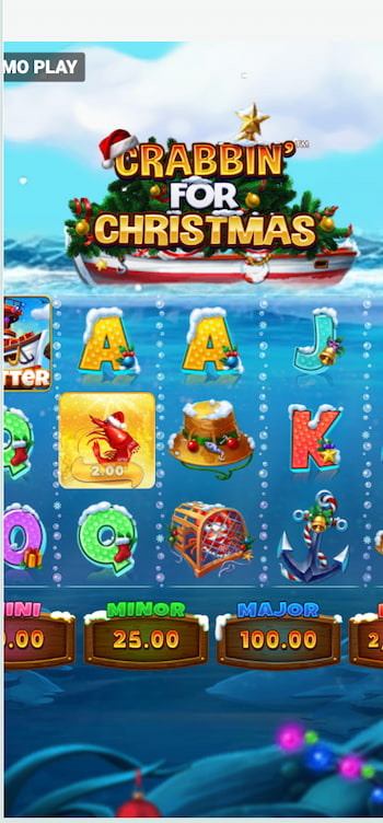 Our reviewer tests the Crabbin for Christmas mobile UX at Cryptorino