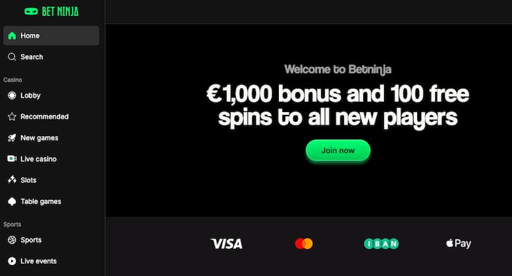 An image of the BetNinja bonus code from our BetNinja review