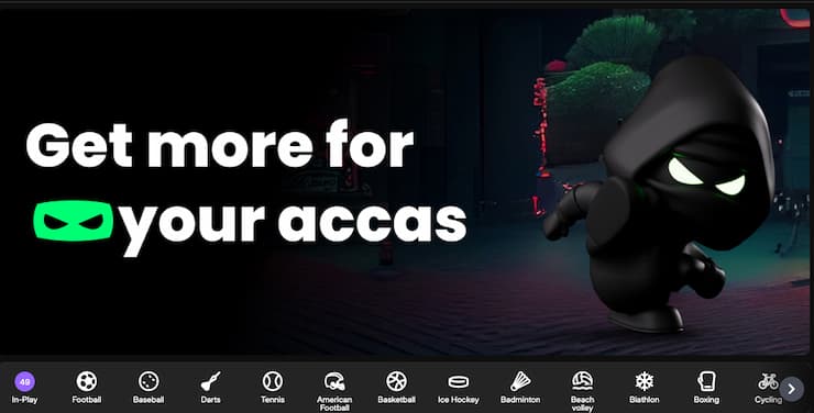 An image of BetNinja Sportsbook from our BetNinja review