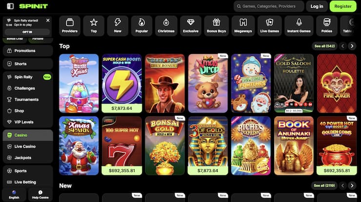 An overview of the most popular pokies at Spinit.