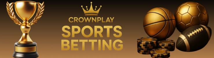 screenshot of CrownPlay's sports betting banner 