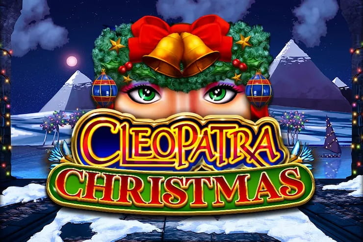 An illustration which depicts IGT's Cleopatra Christmas casino game