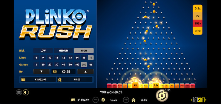 Quick look at a top-tier free plinko demo in action with massive multipliers in play