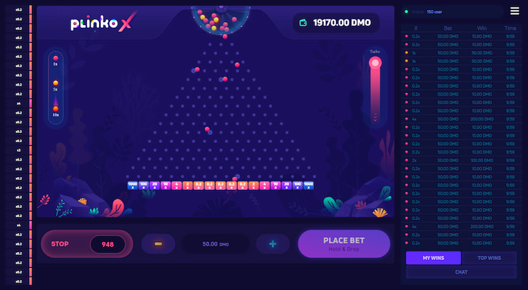 Overview of one of the best plinko casino games, known for its easy gameplay, high RTP, and stunning visuals