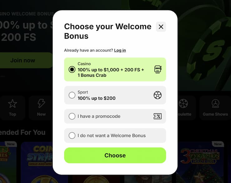 An image showing Spinit registration form on a desktop device.