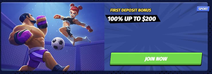 An image showing generous sports welcome bonus at BigClash.