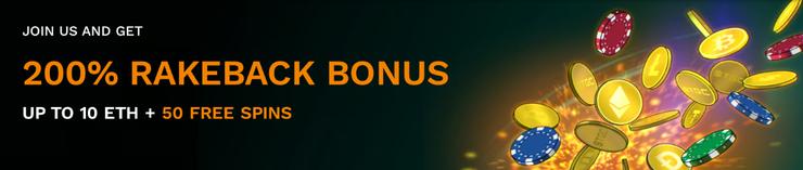 screenshot of TG.Casino's welcome bonus banner
