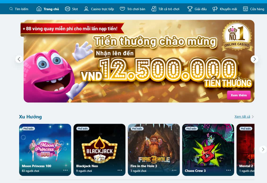 Nhà cái Poker Vera & John