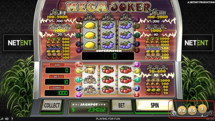 NetEnt Casino Game Mega Joker