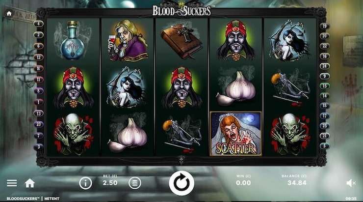 The Blood Suckers slot from NetEnt