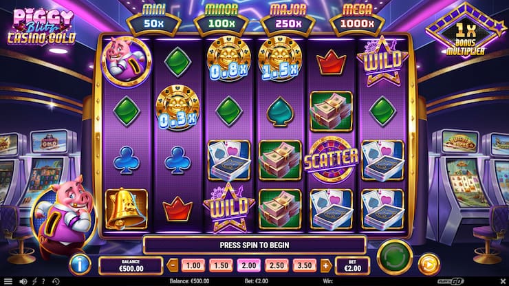 The new Piggy Blitz Casino Gold slot from Play'n GO