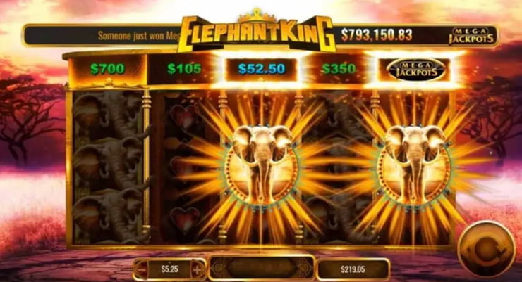 IGT Mega Jackpot slot Elephnat King