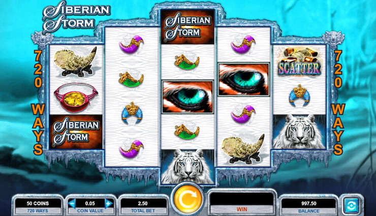 Gameplay of IGT slot Siberian Storm.